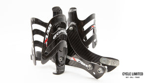 XLAB Carbon Wing 400i Water Bottle Cage Mount With 2 Pair Carbon Gorilla Cages 231g