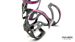 Specialized Zee Cage II-Right and Left Load Black/Pink Bottle Cage Pair 84g