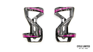 Specialized Zee Cage II-Right and Left Load Black/Pink Bottle Cage Pair 84g