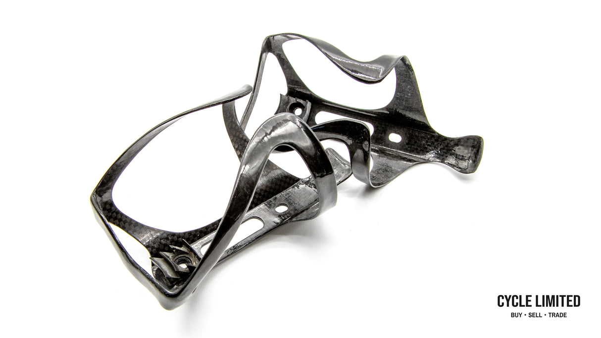 Ultra-Light Full Carbon Fiber Water Bottle Cage Pair 53g