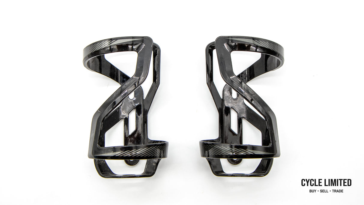 Specialized Zee II Bottle Cage Right and Left Load Black Gloss Pair 83g