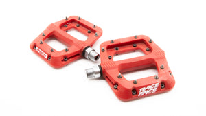 Race Face Chester Flat Red MTB Pedals 375g