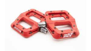 Race Face Chester Flat Red MTB Pedals 375g