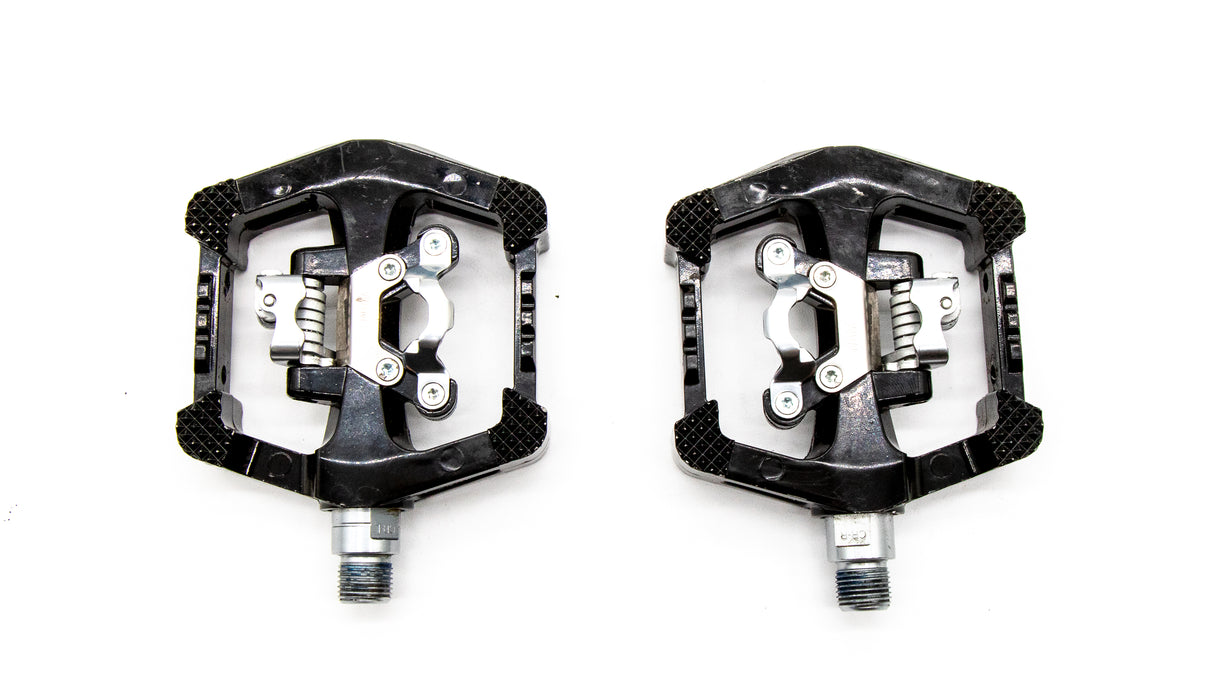 Wellgo Wam-D10 Dual Clipless Platform Pedals 511g