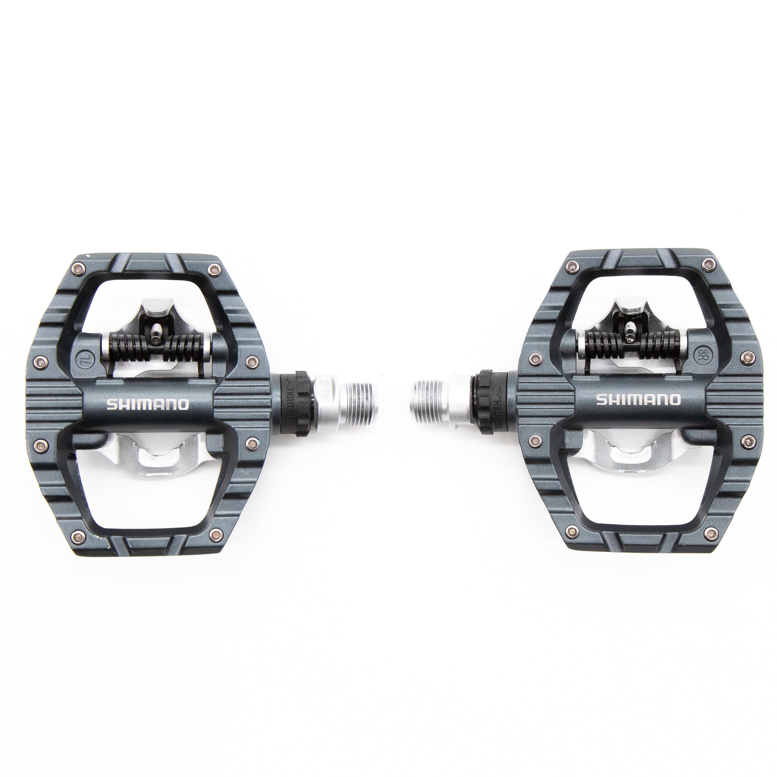shimano spd pedal pd-eh500 0 Shimano PD-EH500 Dual Platform Bicycle Pedals 380g – Cycle Limited