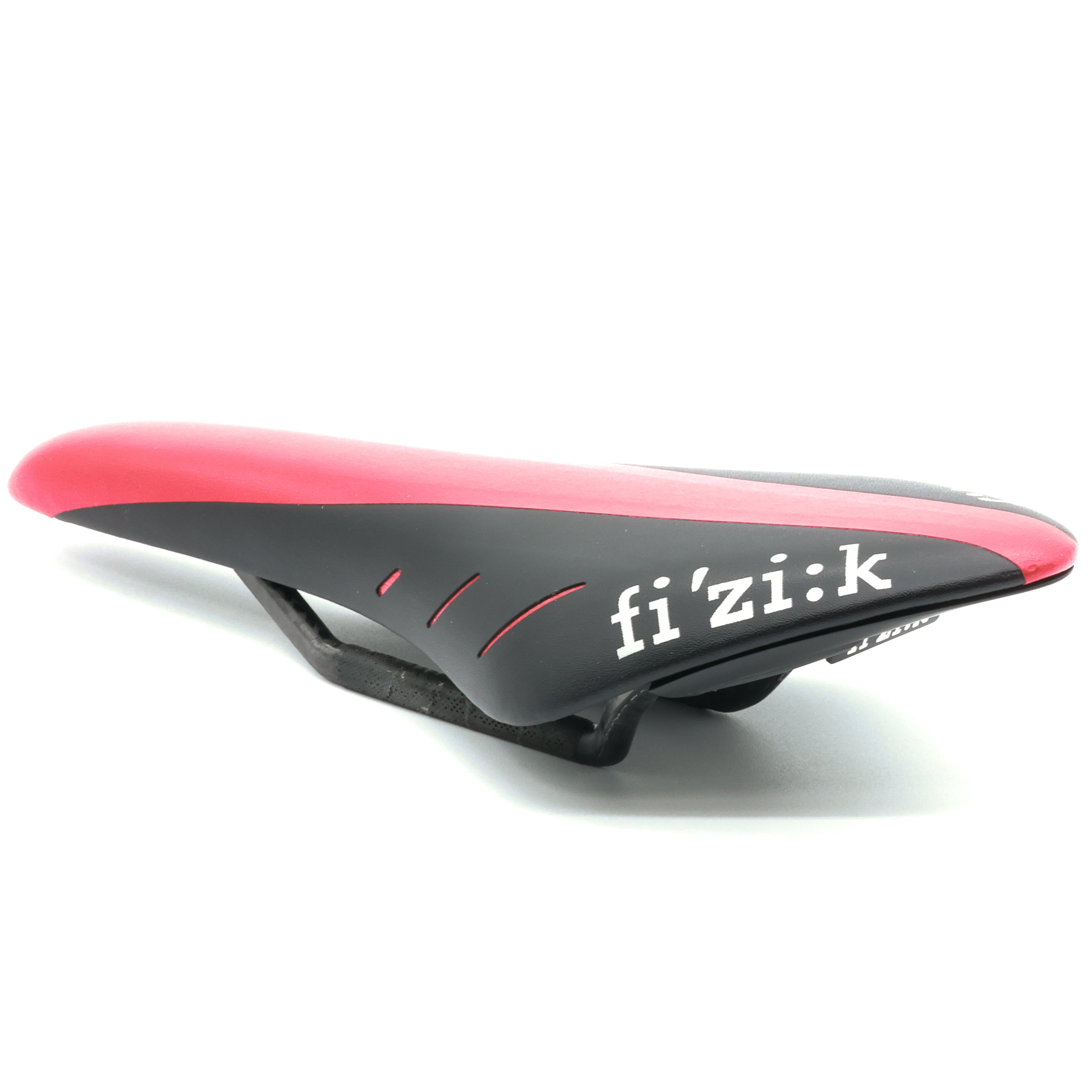 フィジーク　アリオネR3　ブラック/レッド Fizik Arione R3 Braided Carbon Rail Saddle (125mm) – Cycle Limited
