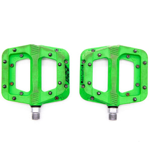 Race Face Chester Flat MTB Bike Pedals Green 370g