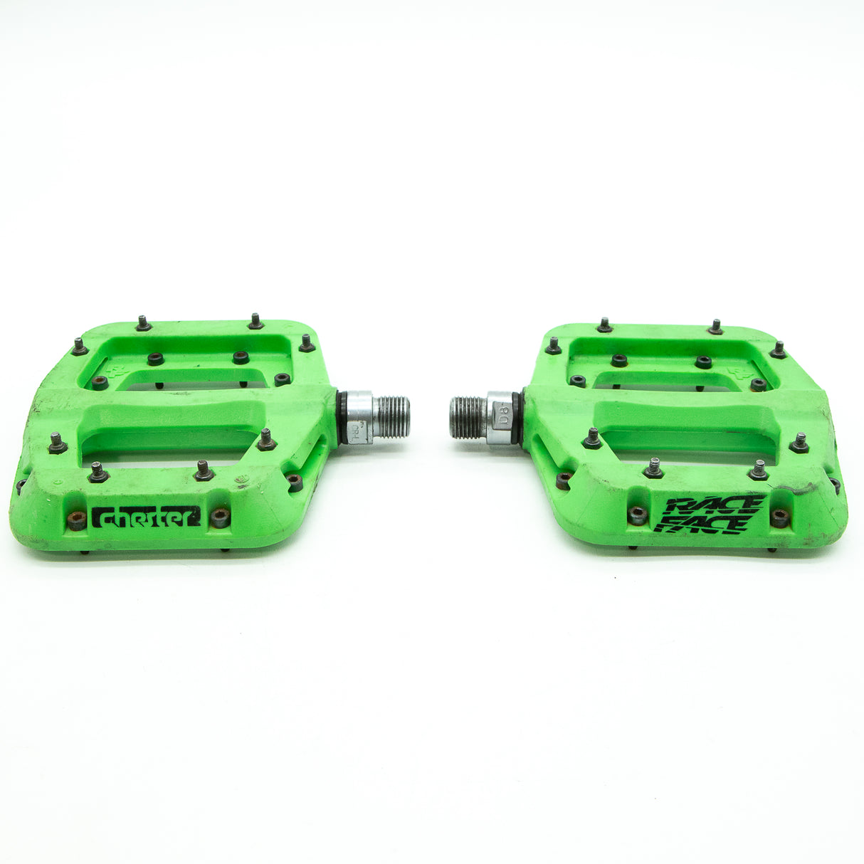 Race Face Chester Flat MTB Pedals Green 370g