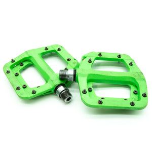 Race Face Chester Flat MTB Pedals Green 370g