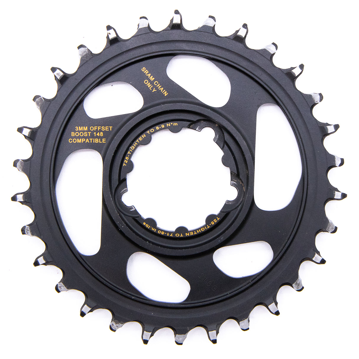 SRAM X-Sync 2 Eagle Direct Mount Chainring (Black/Gold) 30T