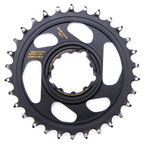 SRAM X-Sync 2 Eagle Direct Mount Chainring (Black/Gold) 30T