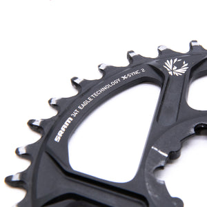 SRAM X-Sync 2 Eagle Direct Mount Chainring (Black) 34T