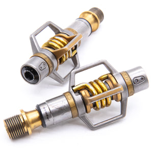 Crank Brothers Eggbeater 11 Gold Clipless MTB Pedals Titanium 185g