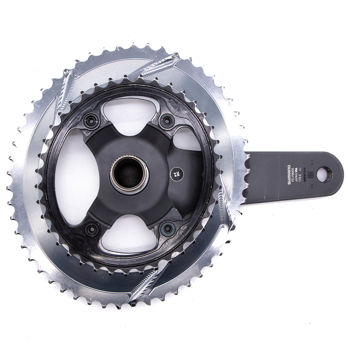 Shimano Ultegra FC-R8000 Crankset AbsoluteBLACK Oval 53/39T Chainring 2x11 Speed 172.5mm