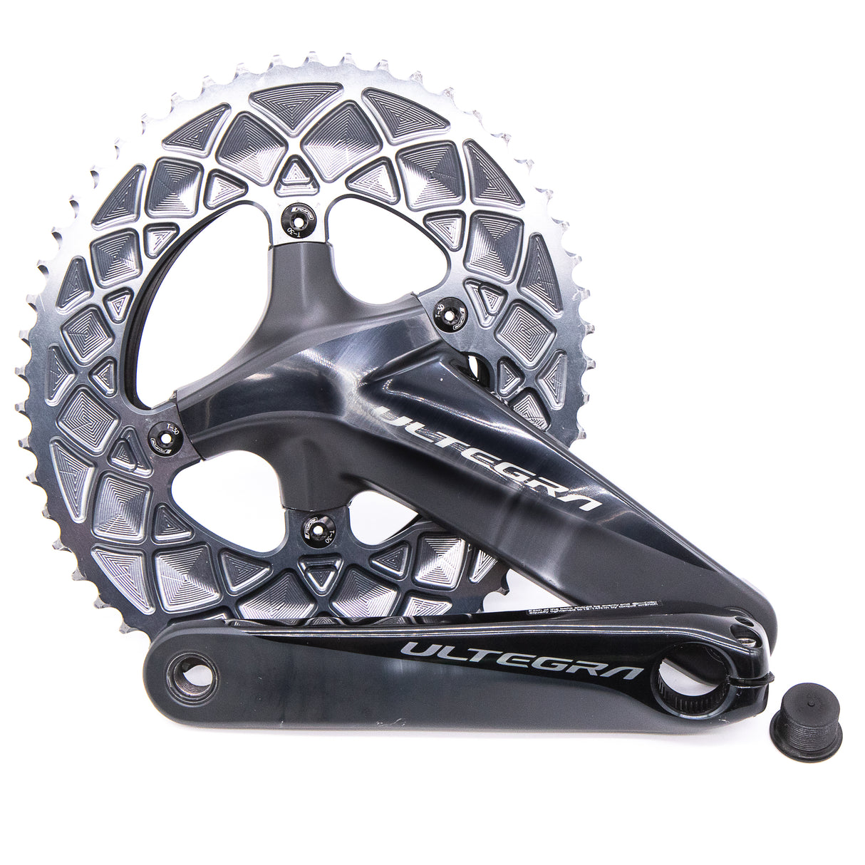 Shimano Ultegra FC-R8000 Crankset AbsoluteBLACK Oval 53/39T Chainring 2x11 Speed 172.5mm