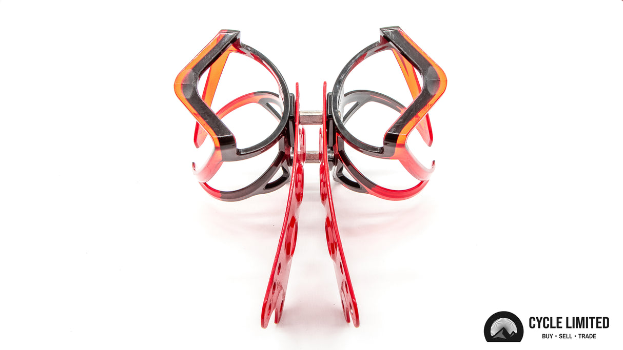 XLAB Sonic Wing Red with Bottle Cages (No Mounting Hardware) 153g