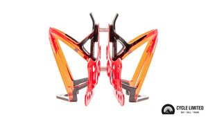 XLAB Sonic Wing Red with Bottle Cages (No Mounting Hardware) 153g