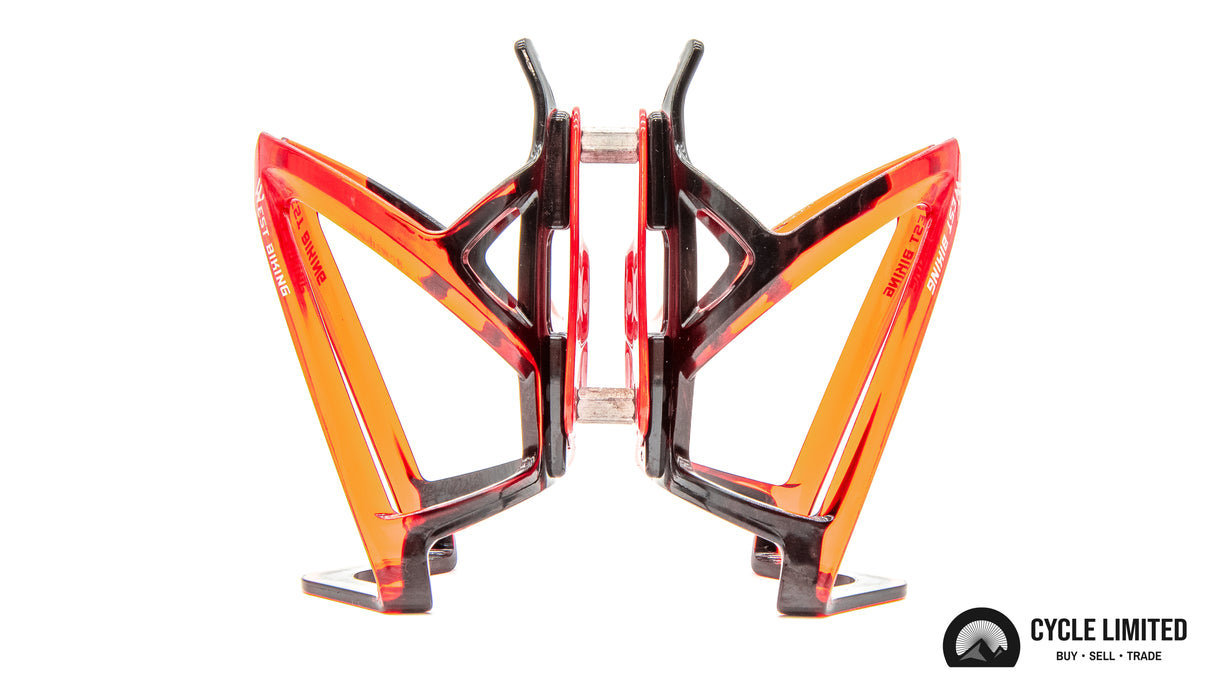 XLAB Sonic Wing Red with Bottle Cages (No Mounting Hardware) 153g