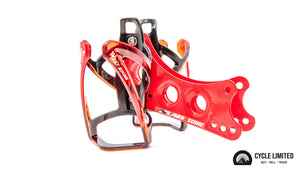 XLAB Sonic Wing Red with Bottle Cages (No Mounting Hardware) 153g