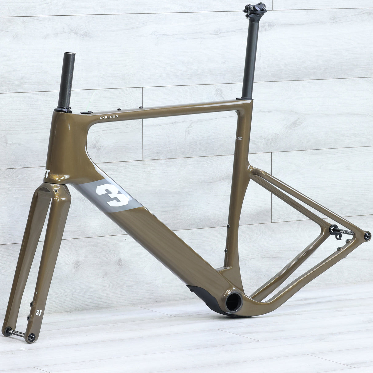 3T Exploro Ultra Gravel Bike Frameset Coffee