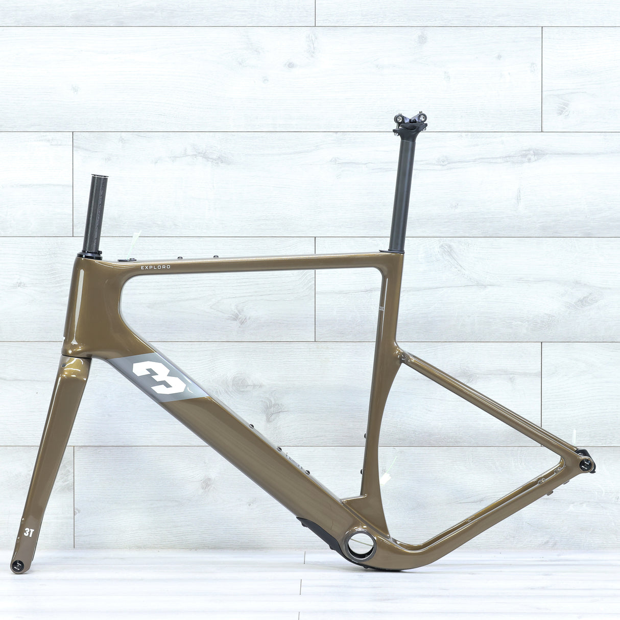 3T Exploro Ultra Gravel Bike Frameset Coffee