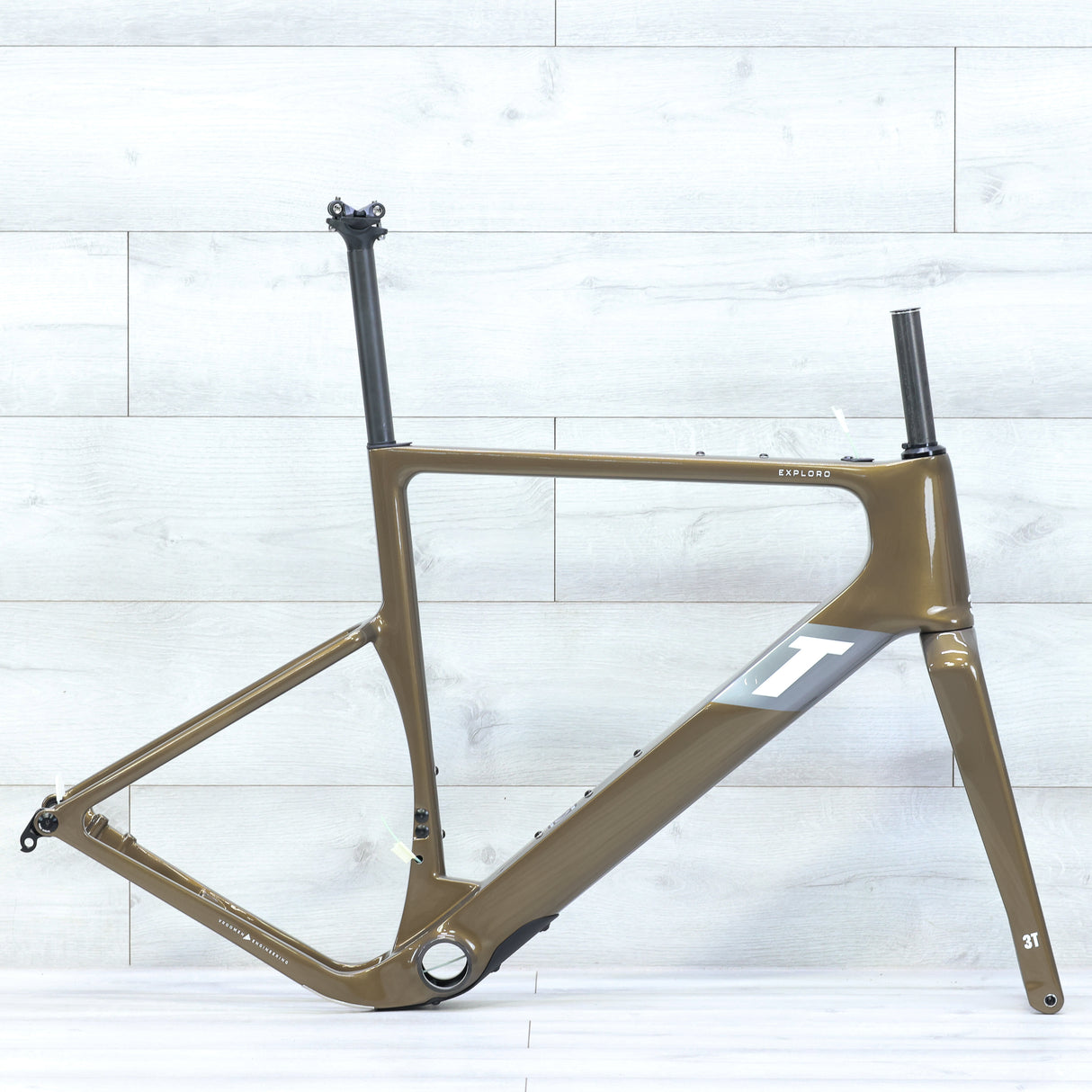 3T Exploro Ultra Gravel Bike Frameset Coffee