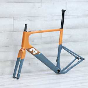 3T Exploro Racemax Gravel Bike Frameset Orange/Grey