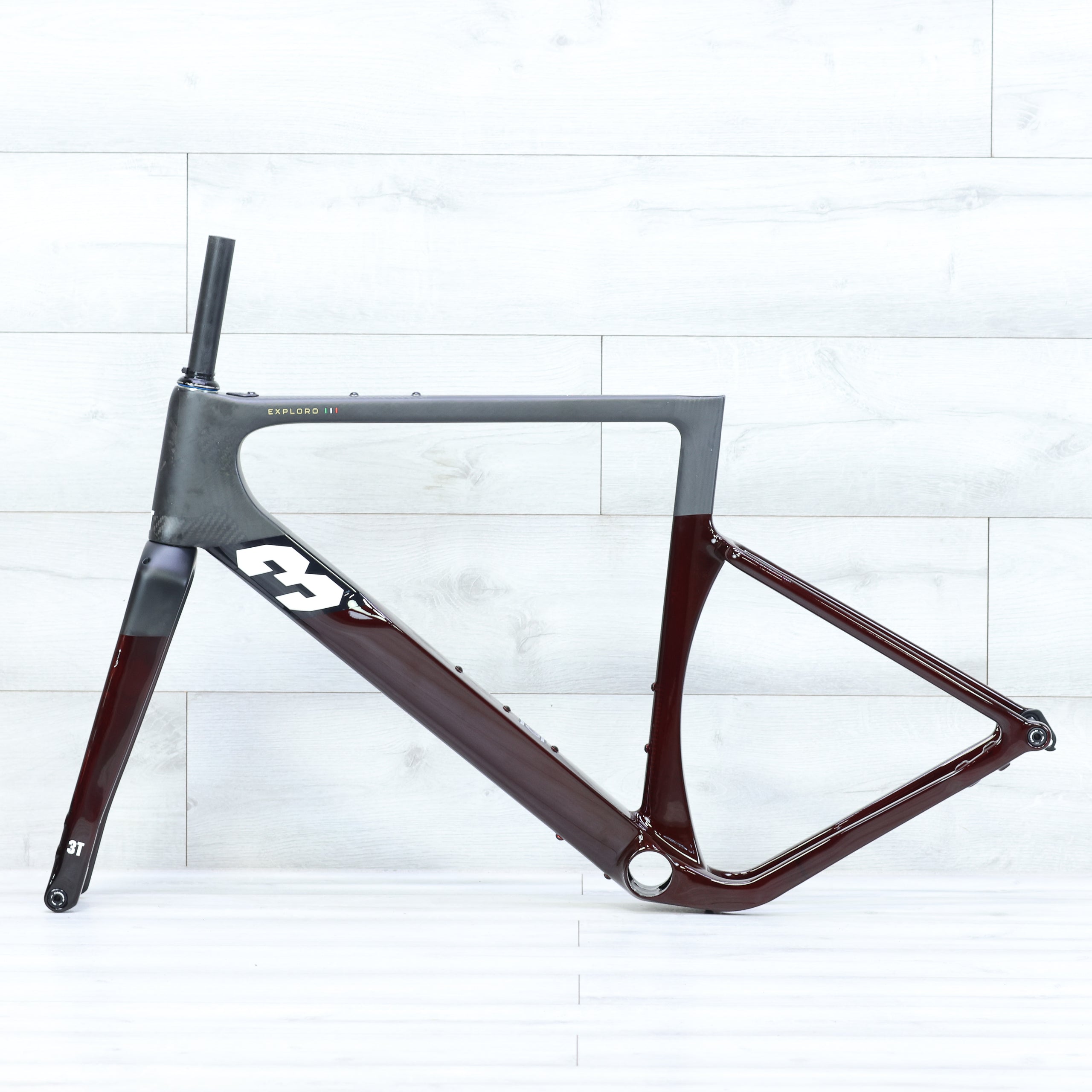 3T Exploro RaceMax Italia Rosso 2x Gravel Frameset 54cm