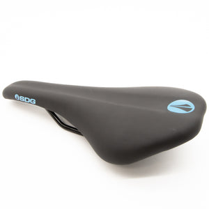 New SDG Duster Black Blue MTB Saddle Steel Rails