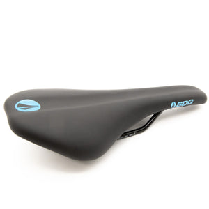 New SDG Duster Black Blue MTB Saddle Steel Rails