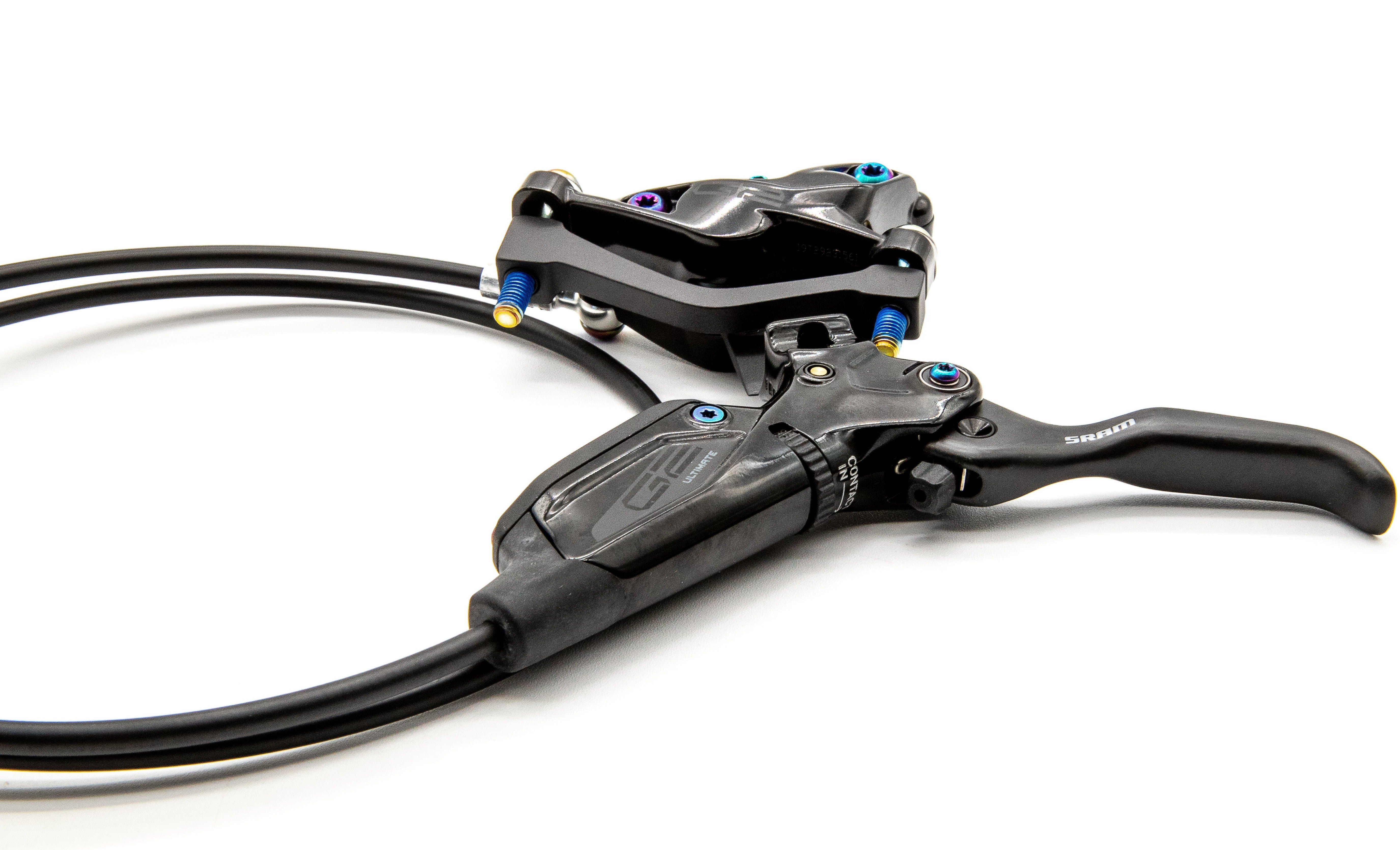 SRAM G2 Ultimate Disc Brake Set Hydraulic (BLACK/RAINBOW) – Cycle