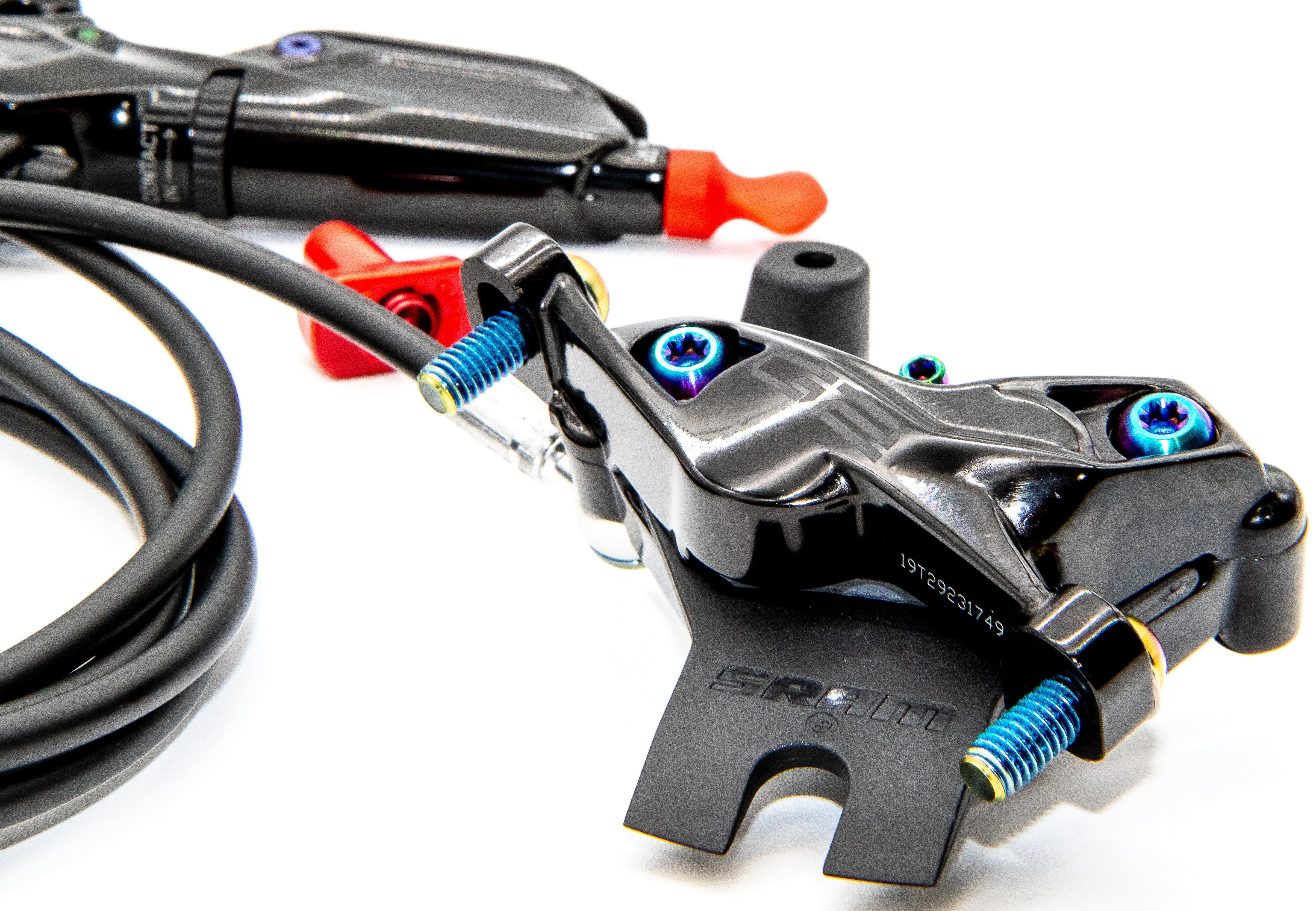 SRAM G2 Ultimate Disc Brake Set Hydraulic (BLACK/RAINBOW SRAM G2 Ultimate Disc Brake Set Hydraulic (BLACK/RAINBOW