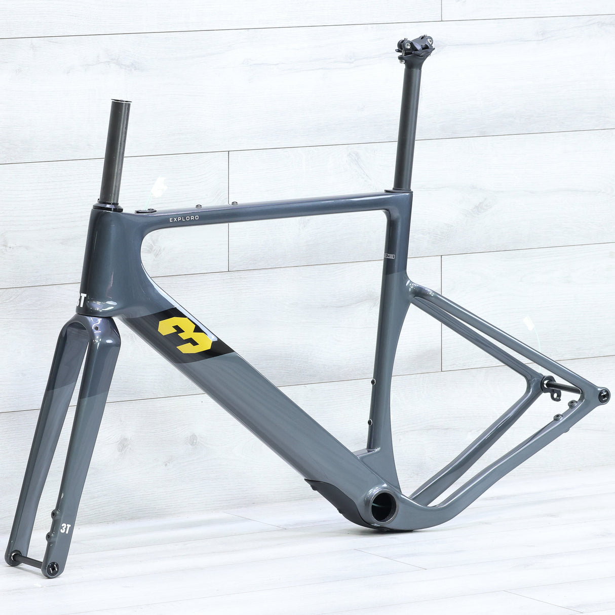 3T Exploro Ultra Gravel Bike Frameset Black/Glossy