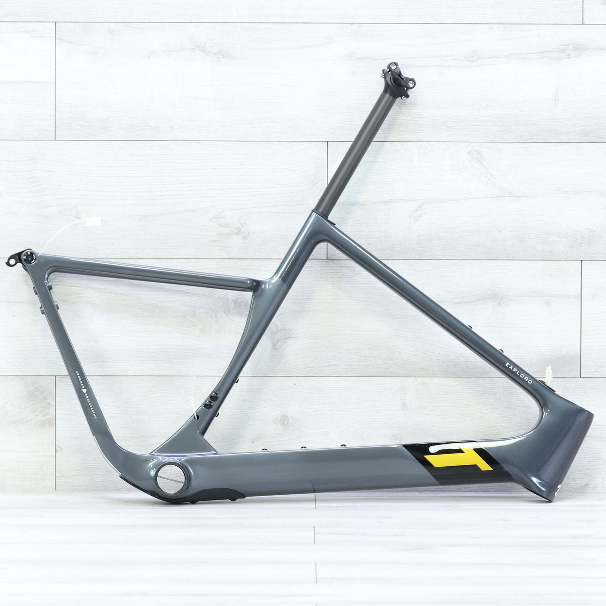 3T Exploro Ultra Gravel Bike Frameset Black/Glossy Without Fork