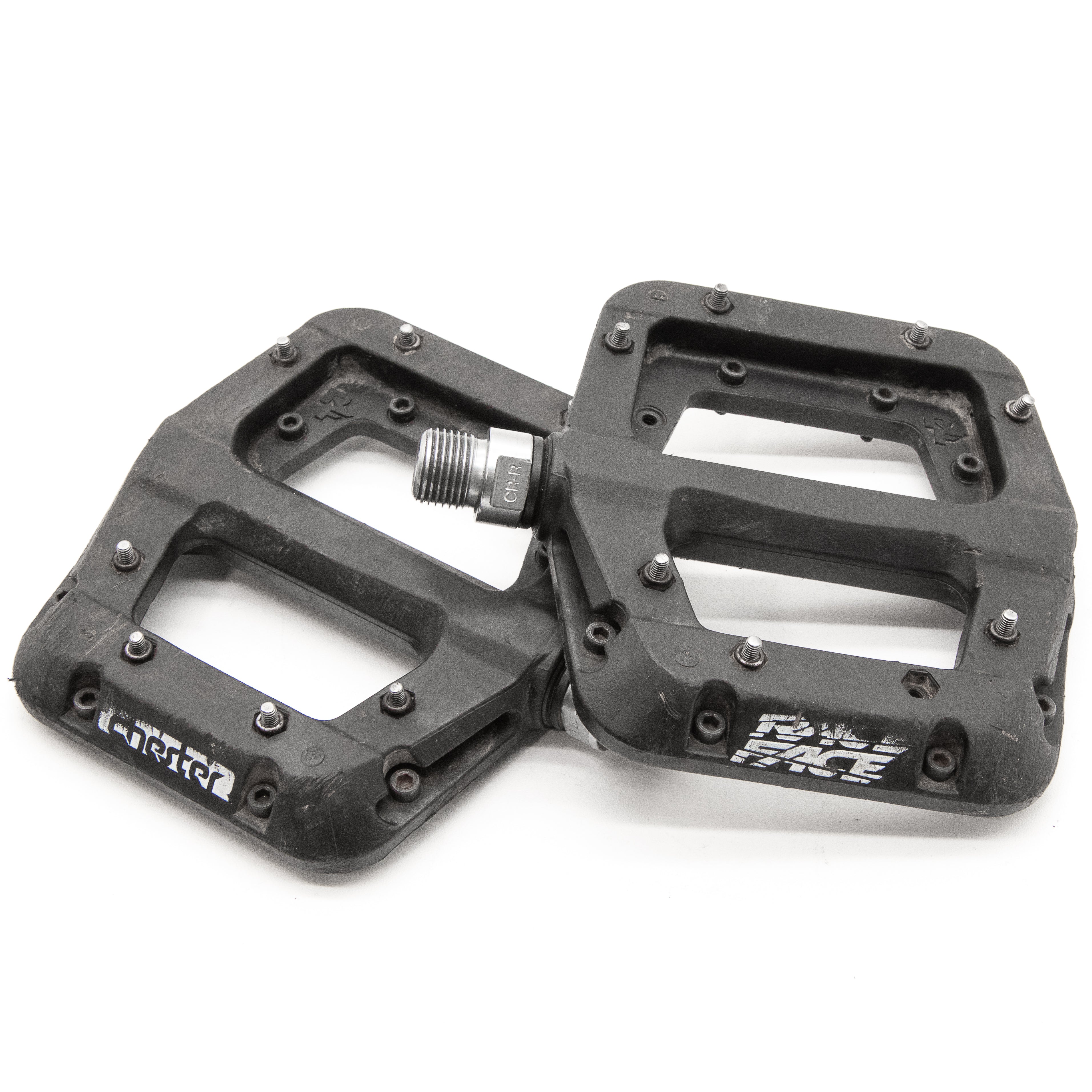 race face flat pedal Race Face Chester Black Flat MTB Pedals 363g