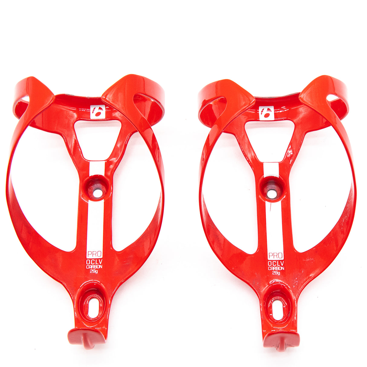 Bontrager PRO Bottle Cages Red Gloss Pair 41g