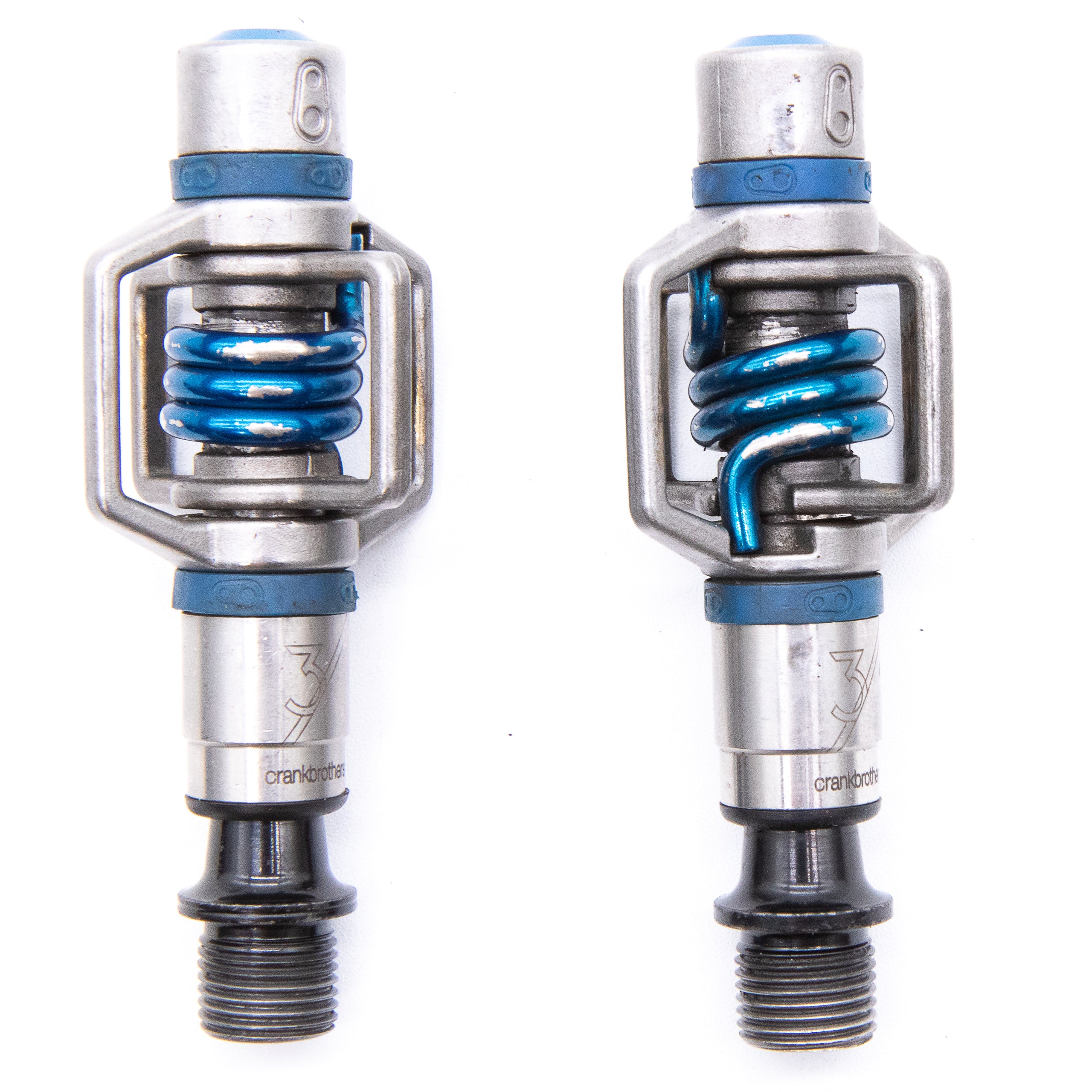 crankbrothers eggbeater 3 pedals Crank Brothers Eggbeater 3 Electric Blue Clipless MTB Pedals 281g – Cycle Limited