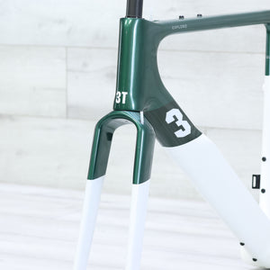 3T Exploro Racemax Gravel Bike Frameset 700c Emerald/White - 54cm