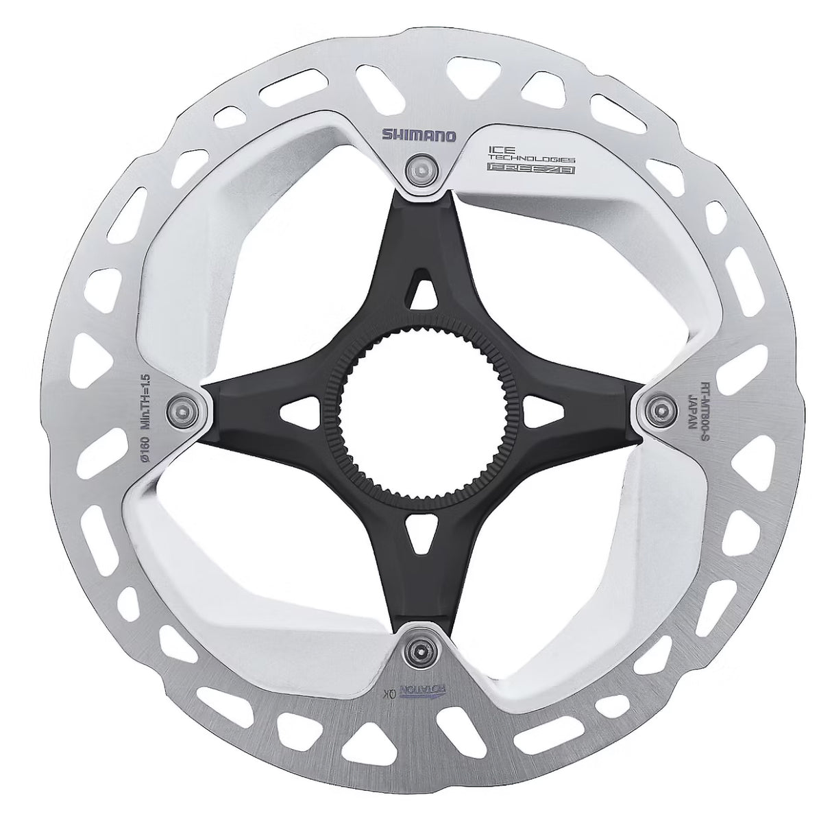 Shimano XT RT-MT800 Centerlock Disc Brake Rotor - Ice Tech