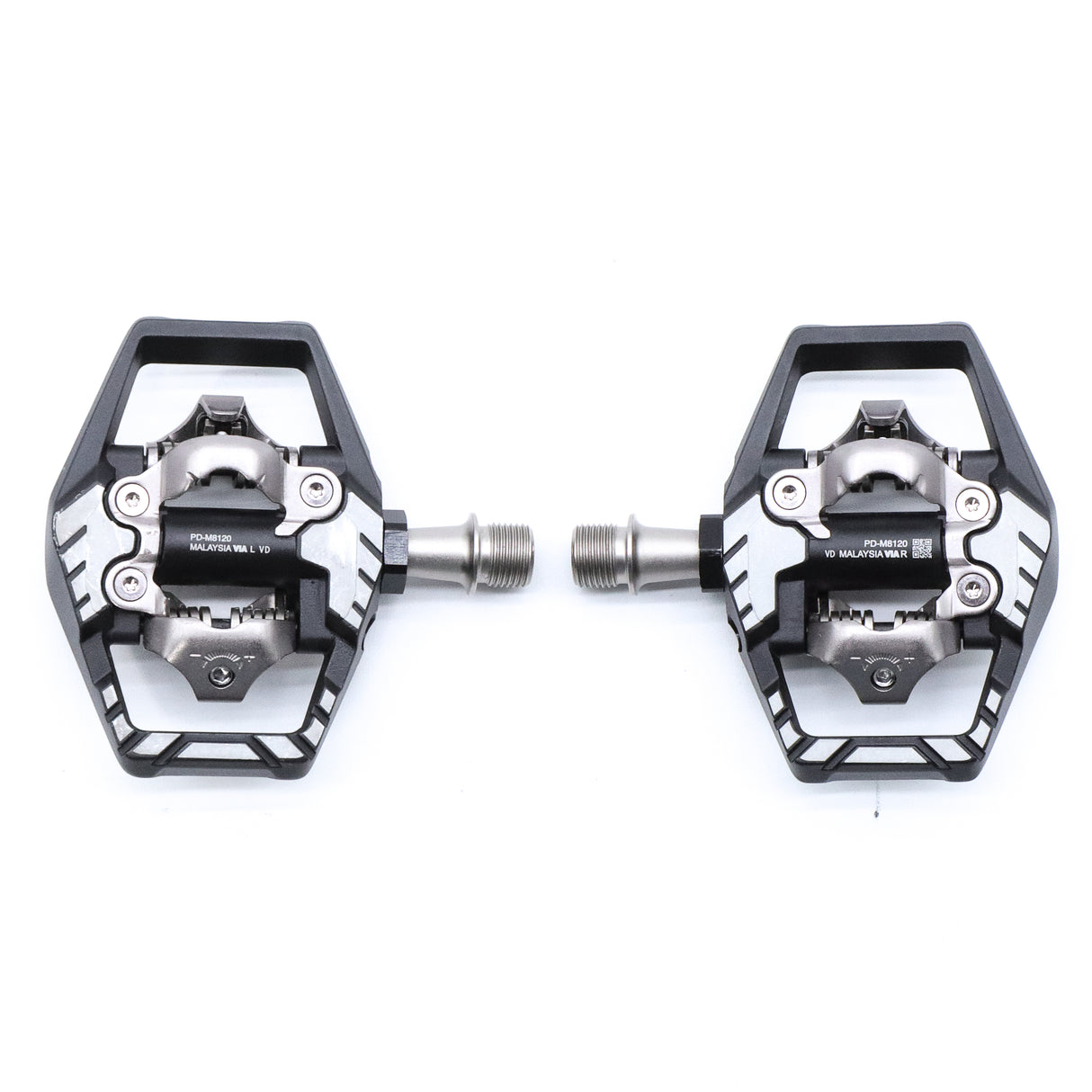 Shimano XT PD-M8120 MTB Platform Clipless Pedals - 429g, 55mm