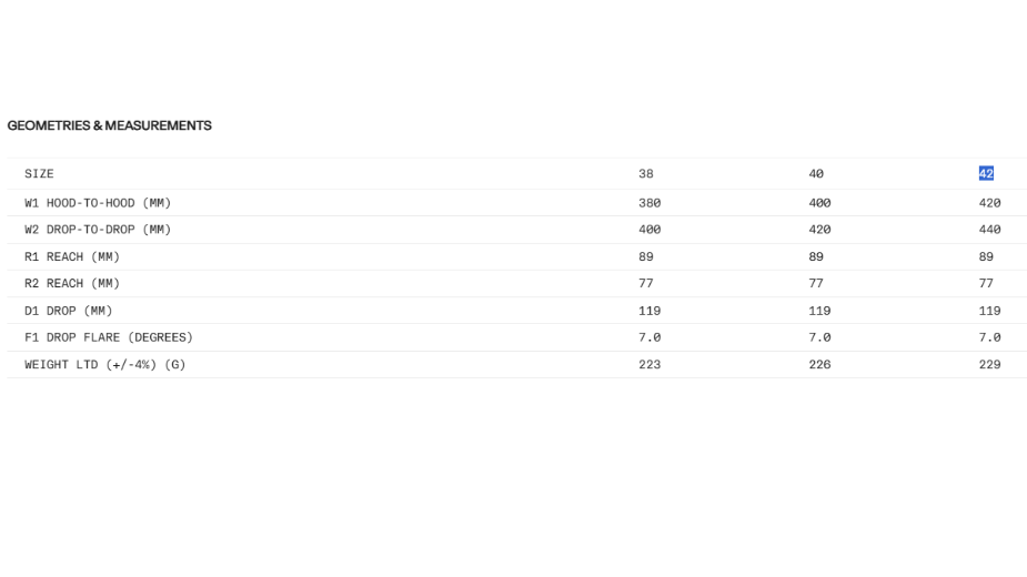 3T Aeroflux LTD Stealth Carbon Aero Handlebar - 31.8mm Clamp, 44cm