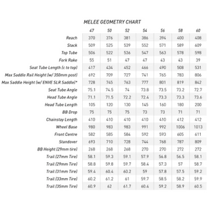 ENVE Melee Road Bike Frameset - 2025, 58cm