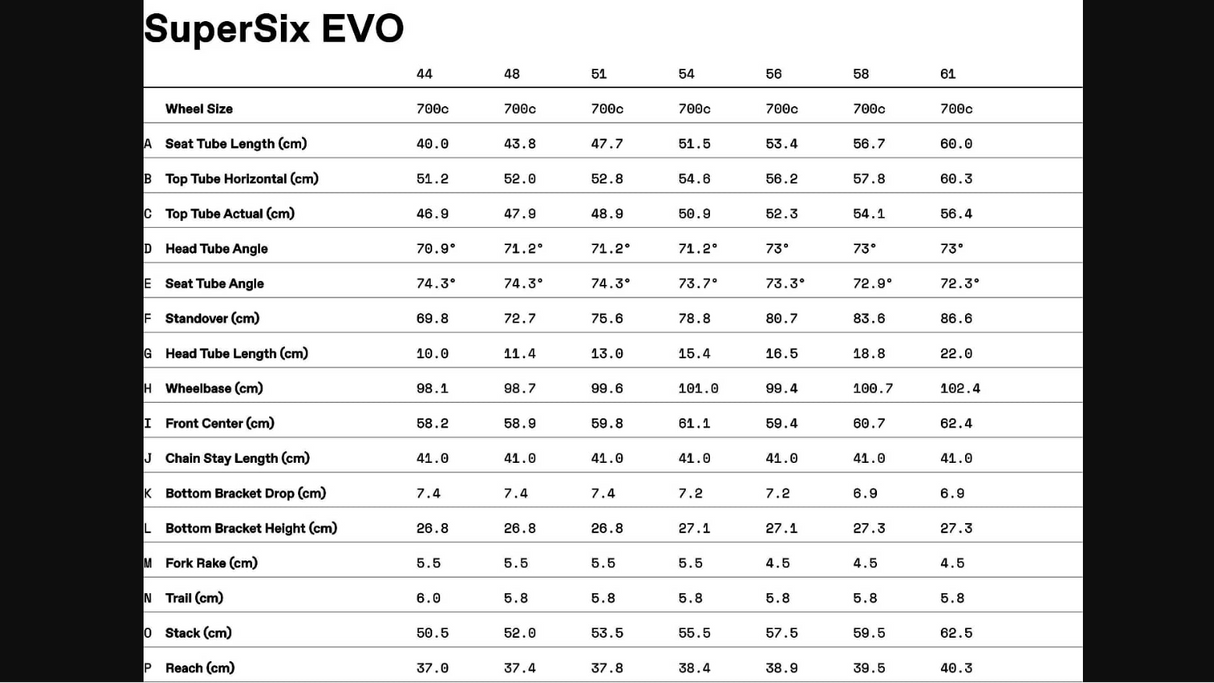 Cannondale SuperSix EVO Lab71 Road Bike - 2023, 54cm