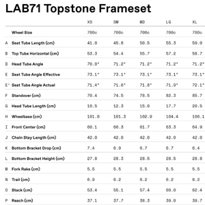 Cannondale Topstone LAB71 Carbon Gravel Bike Frameset - 2025, X-Large