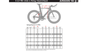 Argon 18 E-117 TRI+ Triathlon Bike - 2018, Large