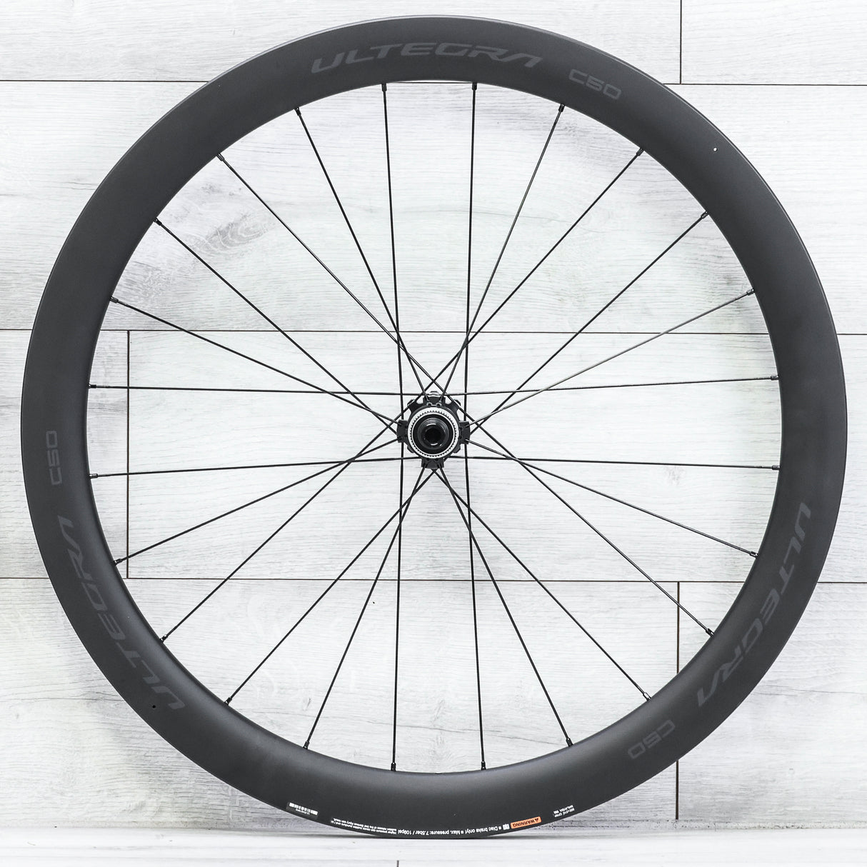 Shimano Ultegra C50 Carbon Disc Wheelset – 700c, Tubeless, Center Lock, HG Driver, 11/12-Speed