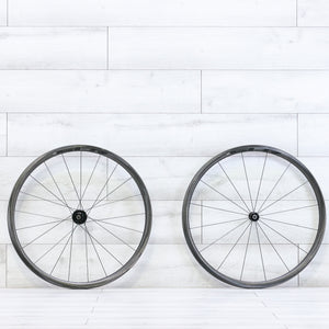 Giant SLR 1 Carbon Fiber Rim Brake Wheelset - 700c, Rim Brake, HG 11-Speed