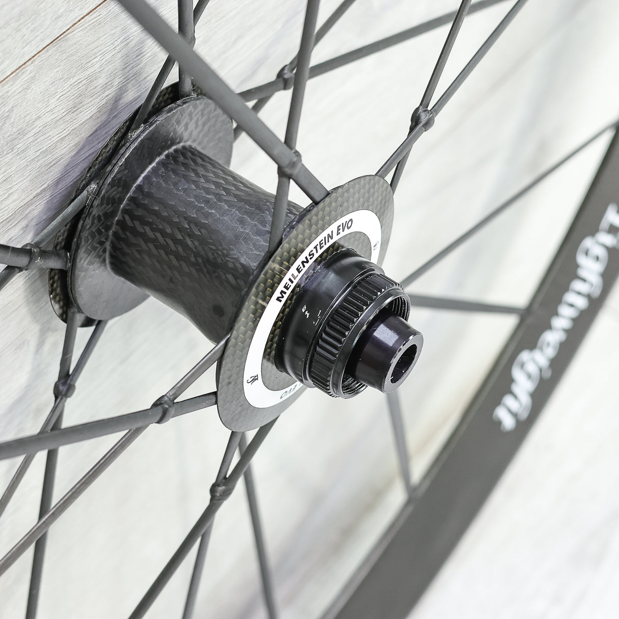 Lightweight Mielenstein Obermeyer EVO Carbon Disc Wheelset - 700c, Tubeless, Center Lock, Campagnolo 12-Speed