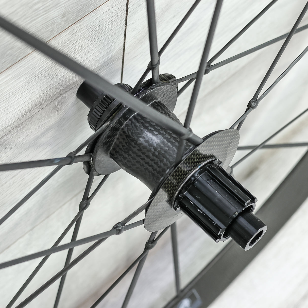 Lightweight Mielenstein Obermeyer EVO Carbon Disc Wheelset - 700c, Tubeless, Center Lock, Campagnolo 12-Speed
