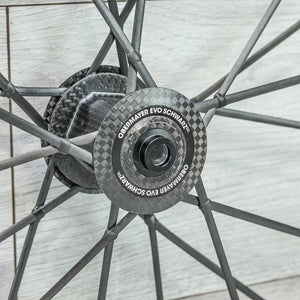 Lightweight Mielenstein Obermeyer EVO Carbon Disc Wheelset - 700c, Tubeless, Center Lock, Campagnolo 12-Speed